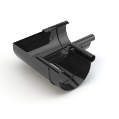 GAMRAT PCV Narożnik wewnętrzny 125 mm - CZARNY